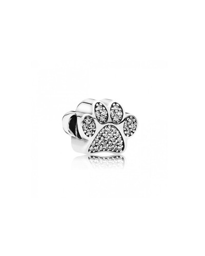 Ladies' Beads Pandora SPARKLING PAW PRINT & HEART