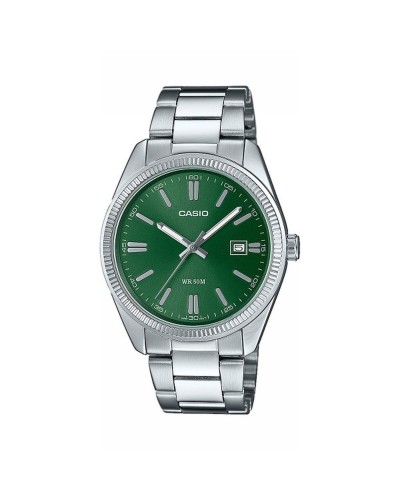 Men's Watch Casio DATE - FOREST GREEN Green Silver (Ø 38,5 mm)