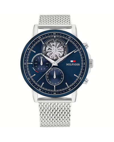 Herrenuhr Tommy Hilfiger STEWART Silberfarben (Ø 44 mm)