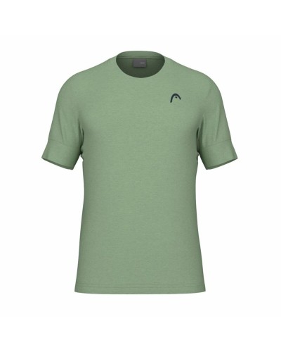 Camiseta Deportiva de Manga Corta Head Play Tech Uni Verde Claro Tenis