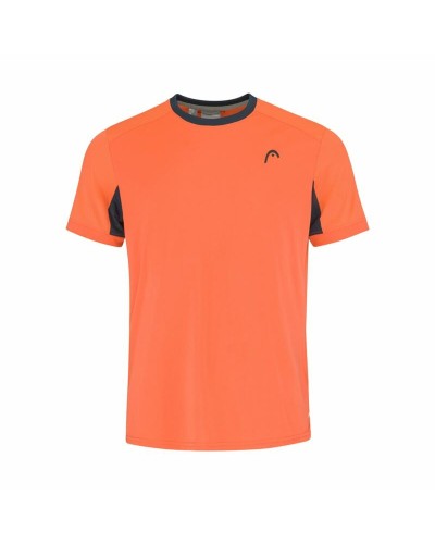 Short-sleeve Sports T-shirt Head Slice Purple Orange