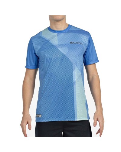 Herren Kurzarm-T-Shirt Bullpadel Brumo Blau Paddel