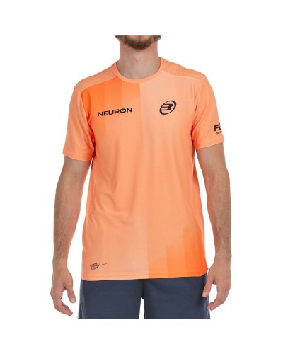 Herren Kurzarm-T-Shirt Bullpadel Chingotto 25V Orange Paddel