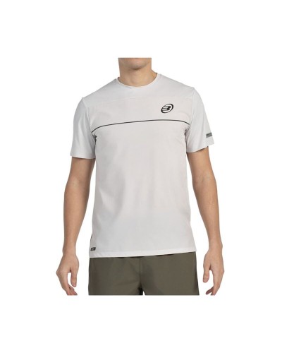 Men’s Short Sleeve T-Shirt Bullpadel Monda White Padel
