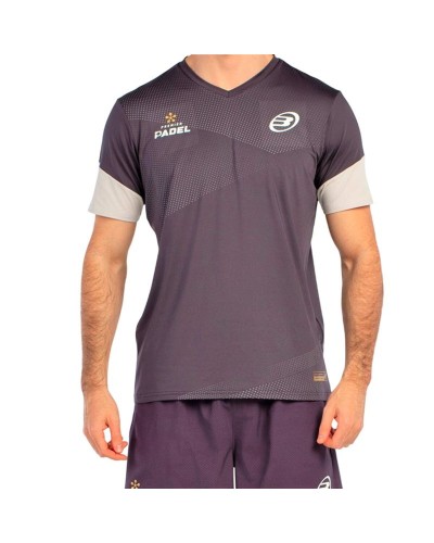 Heren-T-Shirt met Korte Mouwen Bullpadel Brial 700 Magenta Padel