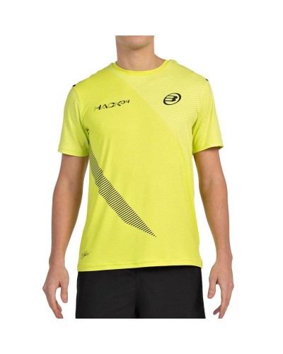 T-shirt med kortärm Herr Bullpadel Paquito 25V Gul Padel