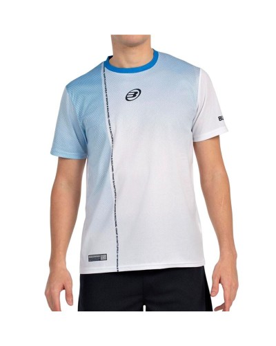 Heren-T-Shirt met Korte Mouwen Bullpadel Baten Wit Padel