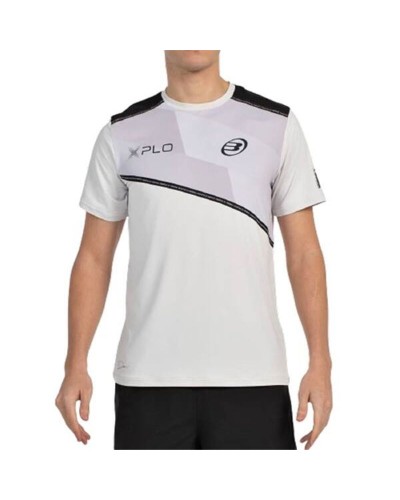 Maglia a Maniche Corte Uomo Bullpadel Dinneno 25V Grigio chiaro Padel