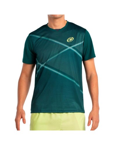 Heren-T-Shirt met Korte Mouwen Bullpadel Ladra 053 Blauw Padel