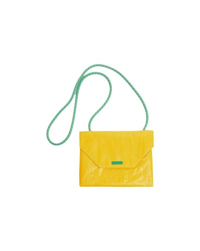 Axelväska Pull & Bear 4046-014-090 Gul 21,5 x 15,5 cm