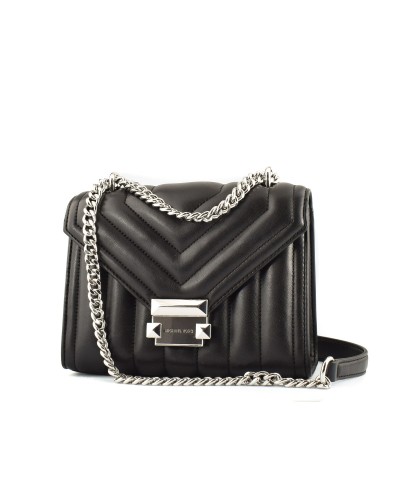 Borsa a Tracolla Michael Kors WHITNEY-BLACK Nero 20 x 15 x 9 cm