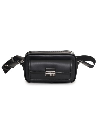 Bolso Bandolera Michael Kors Mirella Negro 20 x 12 x 5 cm