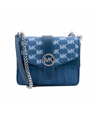 Umhängetasche Michael Kors GREENWICH Blau 21 x 15 x 8 cm