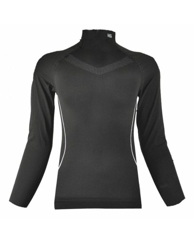Thermoshirt für Kinder Sport Hg Schwarz