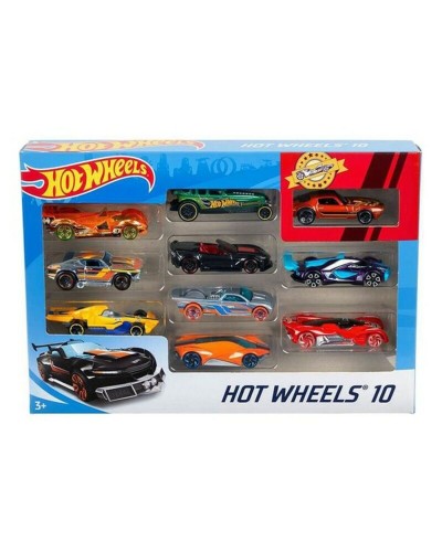 Playset de Vehículos Hot Wheels Metal (10 Pcs)