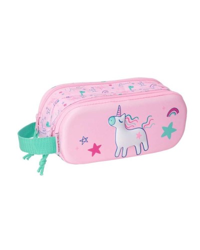 Portatodo Safta 21 x 8 x 6 cm Unicornio 3D