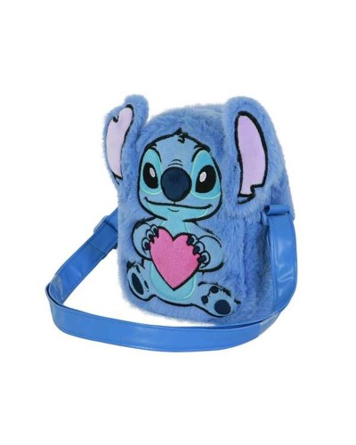 Sac à Bandoulière Stitch Bleu 21 x 18 x 10 cm