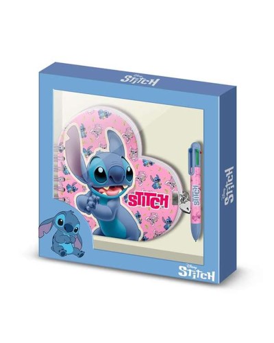 Spiraalnotitieblok met Pen Stitch Blauw 80 Lakens 24 x 23 x 2,5 cm