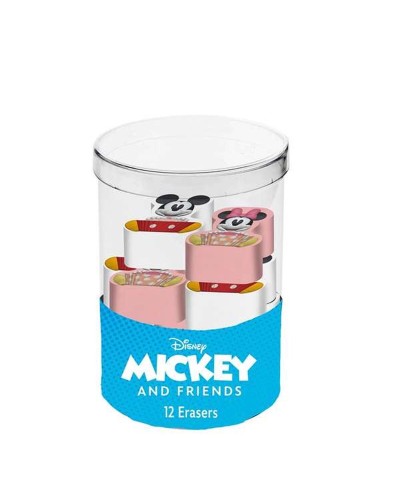 Pyyhekumi Disney Monivärinen 6,5 x 6 x 6 cm 12 Kappaletta