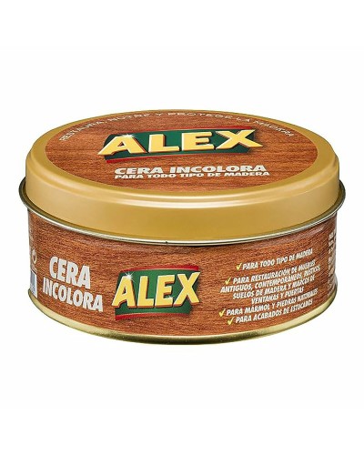 Cire pour Bois Incolore Alex - 250g | Protection et Finition pour Meubles et Sols
