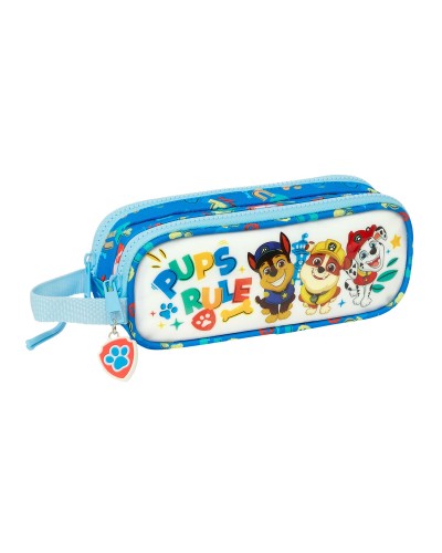 Portaoggetti Doppio The Paw Patrol Pups rule Azzurro 21 x 8 x 6 cm