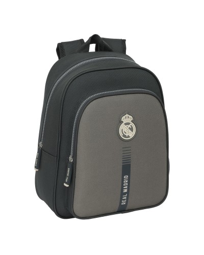 Schulrucksack Real Madrid C.F. Grau 27 x 33 x 10 cm