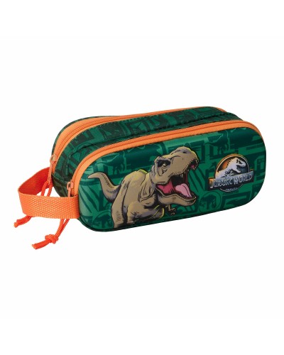 Portaoggetti Doppio Jurassic World Verde scuro 21 x 8 x 6 cm 3D