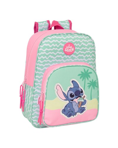 School Bag Lilo & Stitch Ice cream Pink 26 x 34 x 11 cm