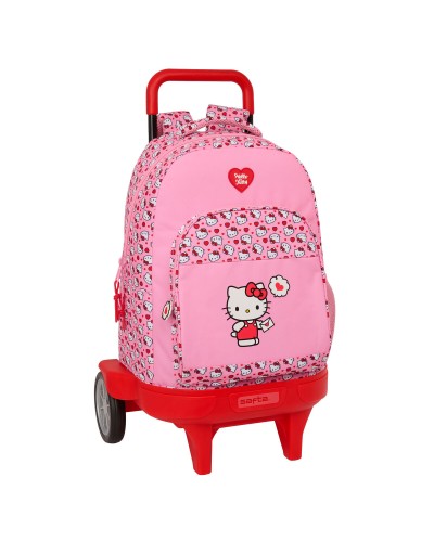 Trolley per la Scuola Hello Kitty Rosa 33 x 45 x 22 cm