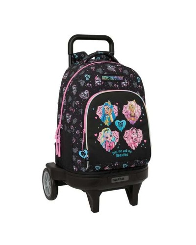Skolryggsäck Monster High Svart 33 x 45 x 22 cm