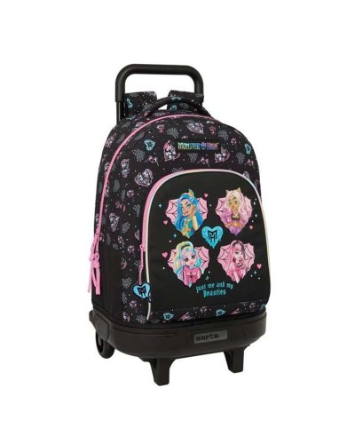 Koululaukku Monster High Musta 33 x 45 x 22 cm