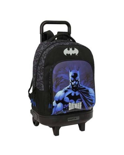 Schoolrugzak met Wielen Batman Zwart 33 x 45 x 22 cm