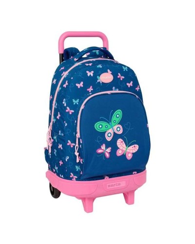 Trolley per la Scuola BlackFit8 Mariposas Multicolore 33 x 45 x 22 cm Farfalle