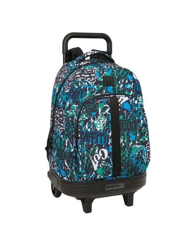 Mochila Escolar con Ruedas Safta Go 33 x 45 x 22 cm Grafiti