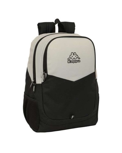 Mochila Escolar Kappa Grey Negro Gris 32 x 44 x 16 cm