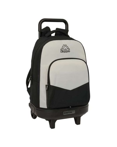 Cartable à roulettes Kappa Grey Noir Gris 33 x 45 x 22 cm