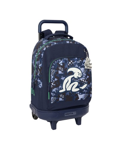 Skolväska med hjul El Niño Navy Marinblå 33 x 45 x 22 cm