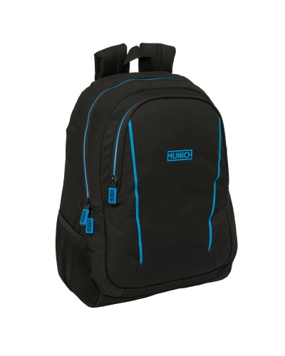 Koululaukku Munich Road Sininen Musta 32 x 44 x 16 cm