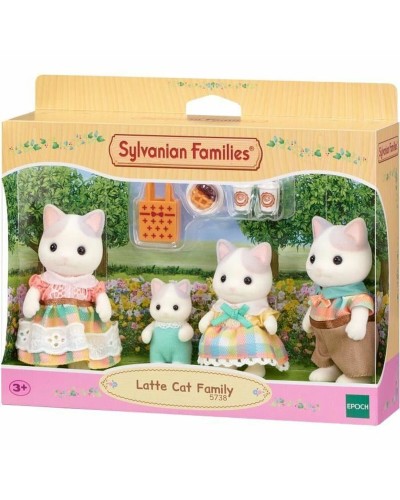 Accessoires pour poupées Sylvanian Families 5738 Latte Cat Family