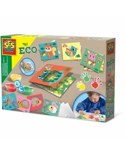 Ritningsset SES Creative Eco Finger Paint Cards