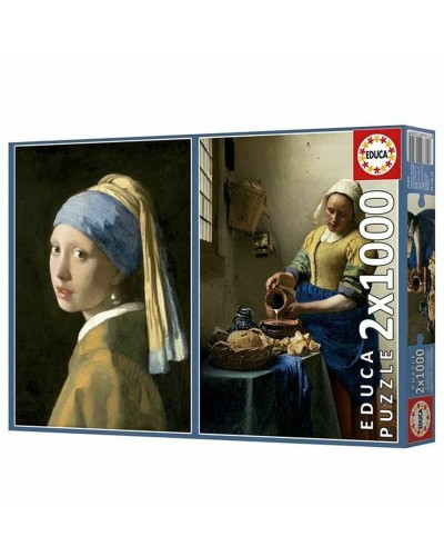 Pussel Educa Vermeer 1000 Delar (2 antal)
