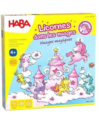 Jeu de société HABA Unicorn Glitterluck Cloud Stacking