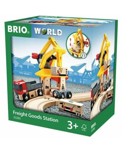 Byggsats Brio Freight Loading Crane Multicolour Multi 6 Delar