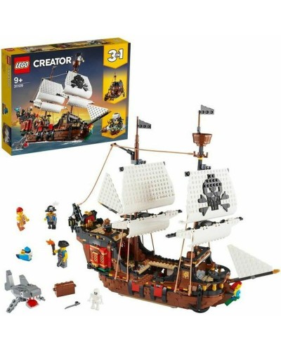 Vehicle Playset   Lego Creator 31109 Pirate Ship         3-in-1 1260 Pieces  