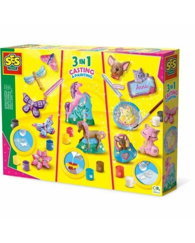Plasticine Set SES Creative Molding and painting - 3 in 1