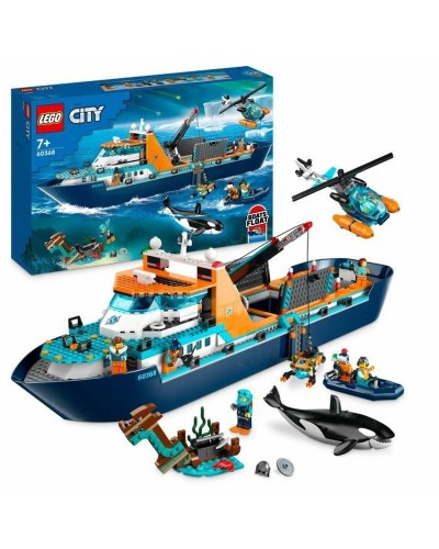 Set de construction Lego 60368 The Arctic Exploration Ship Multicouleur 815 Pièces