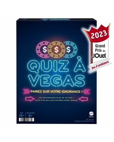 Frage und Antwort Spiel Mattel Quiz à Vegas (FR)