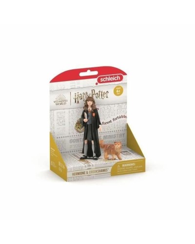 Sats med figurer Harry Potter Hermione & Crookshanks