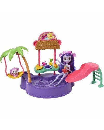 Set Poppen Enchantimals PISCINE DES SINGES