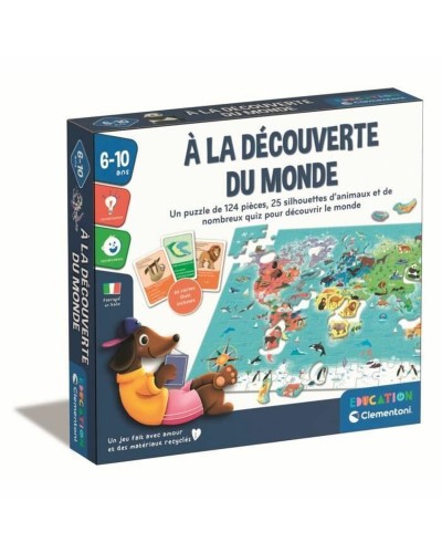 Utbildningsspel Clementoni À la découverte du monde (FR)